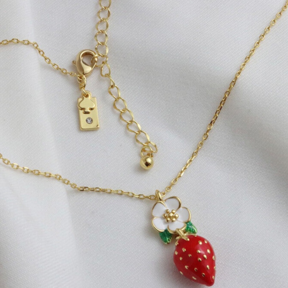 Kate Spade Strawberry Necklace